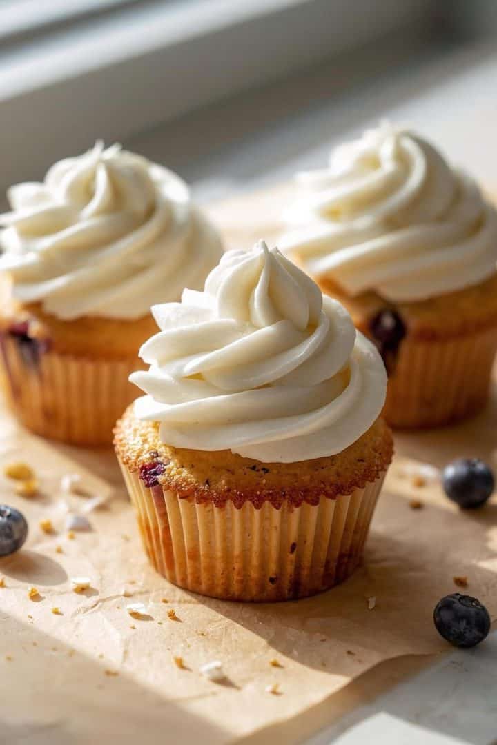 Blueberry lemon cupcakes
