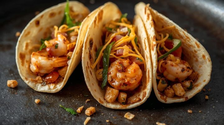 Tacos Gobernador al Chipotle