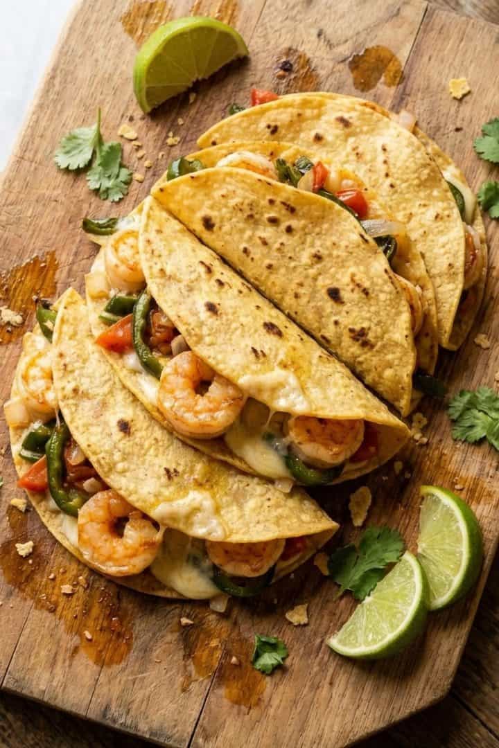 Tacos Gobernador 9 Tacos Governador close up top view