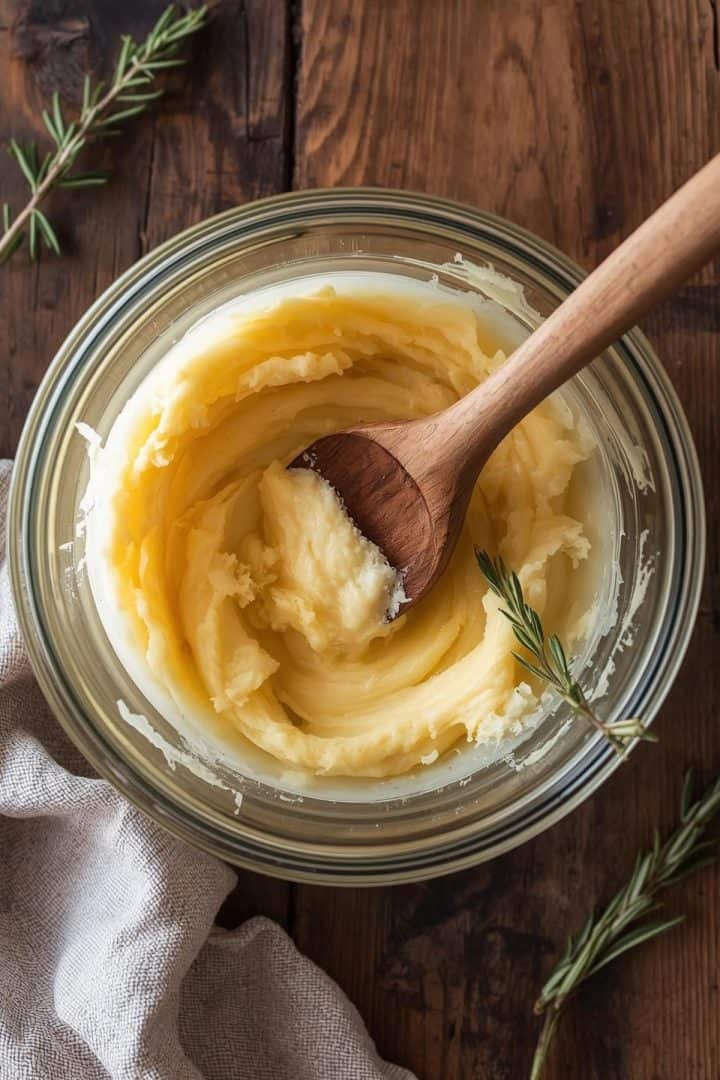 mixing Mantequilla