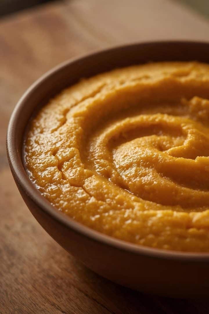 Paraguayan kivevé (savory pumpkin and cornmeal dish)