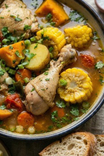 Sopa de pollo close out
