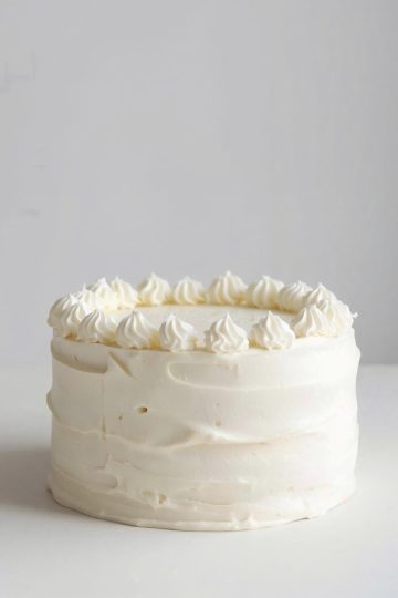 vanilla cake 2 layers