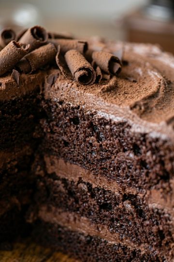 Chocolate Cake For Layering 1 Chocolate cake for layering Micro View