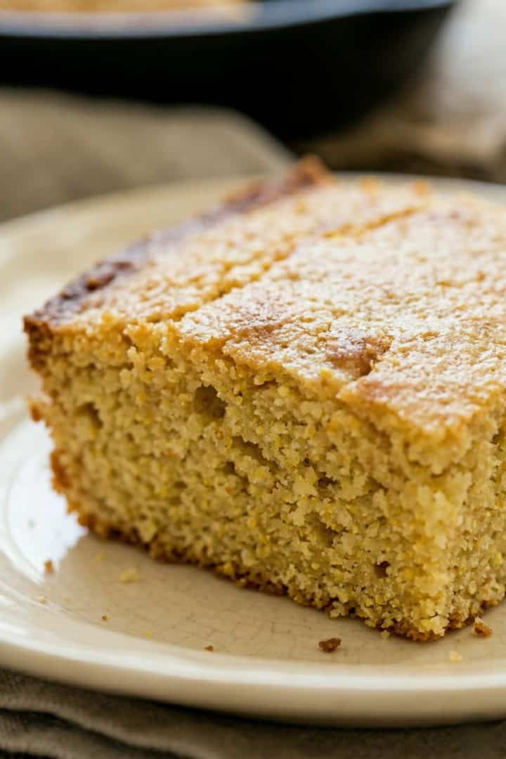 Cornbread without Buttermilk macro