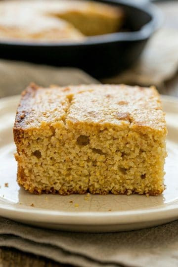 Cornbread without Buttermilk profile view