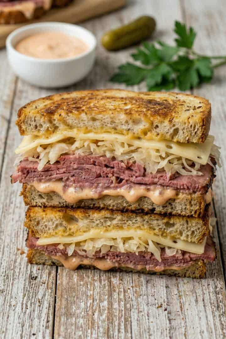 Homemade Classic Reuben view