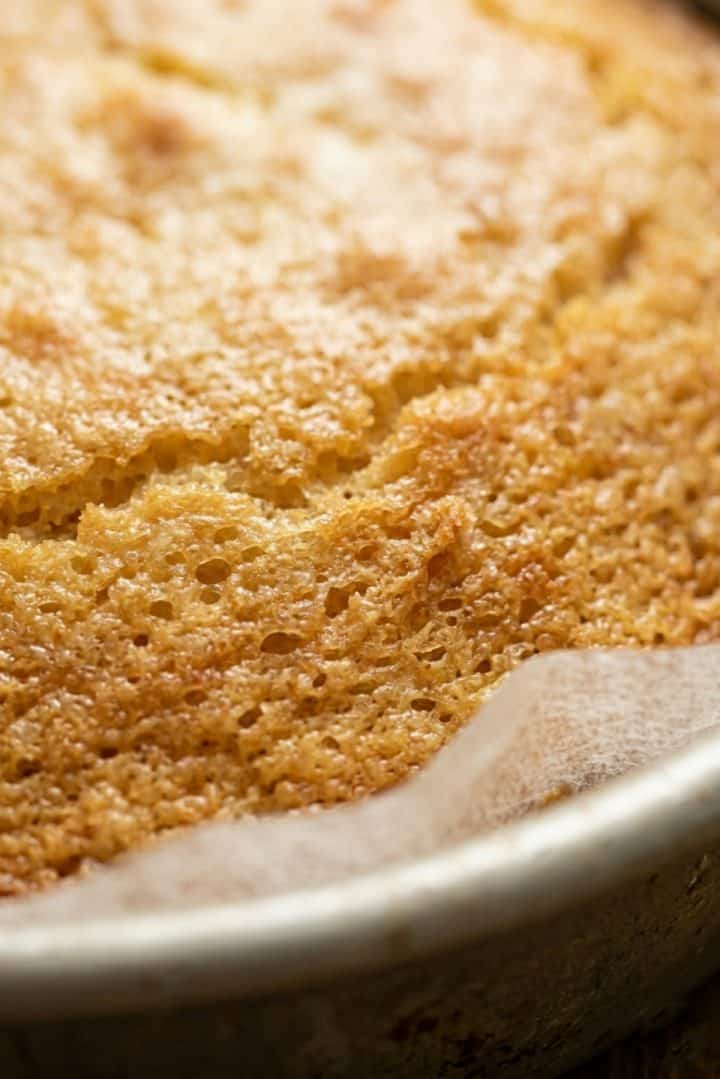 Vanilla Layered Cake Micro View