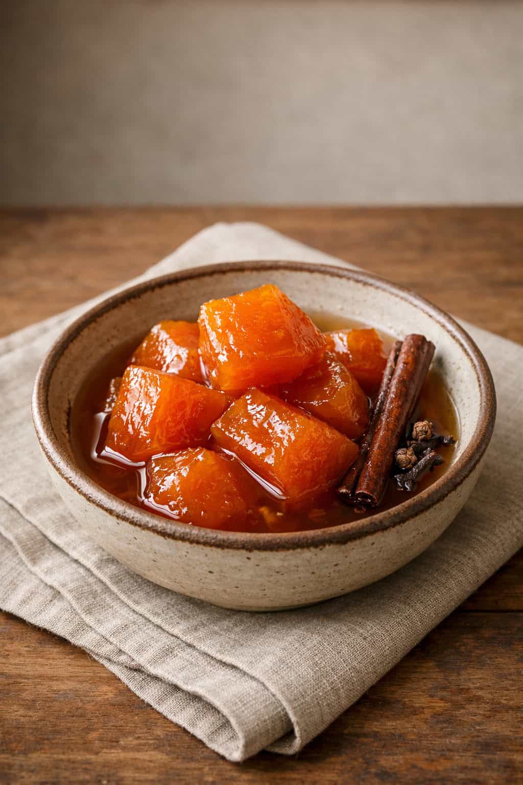 Dulce de Calabaza side view