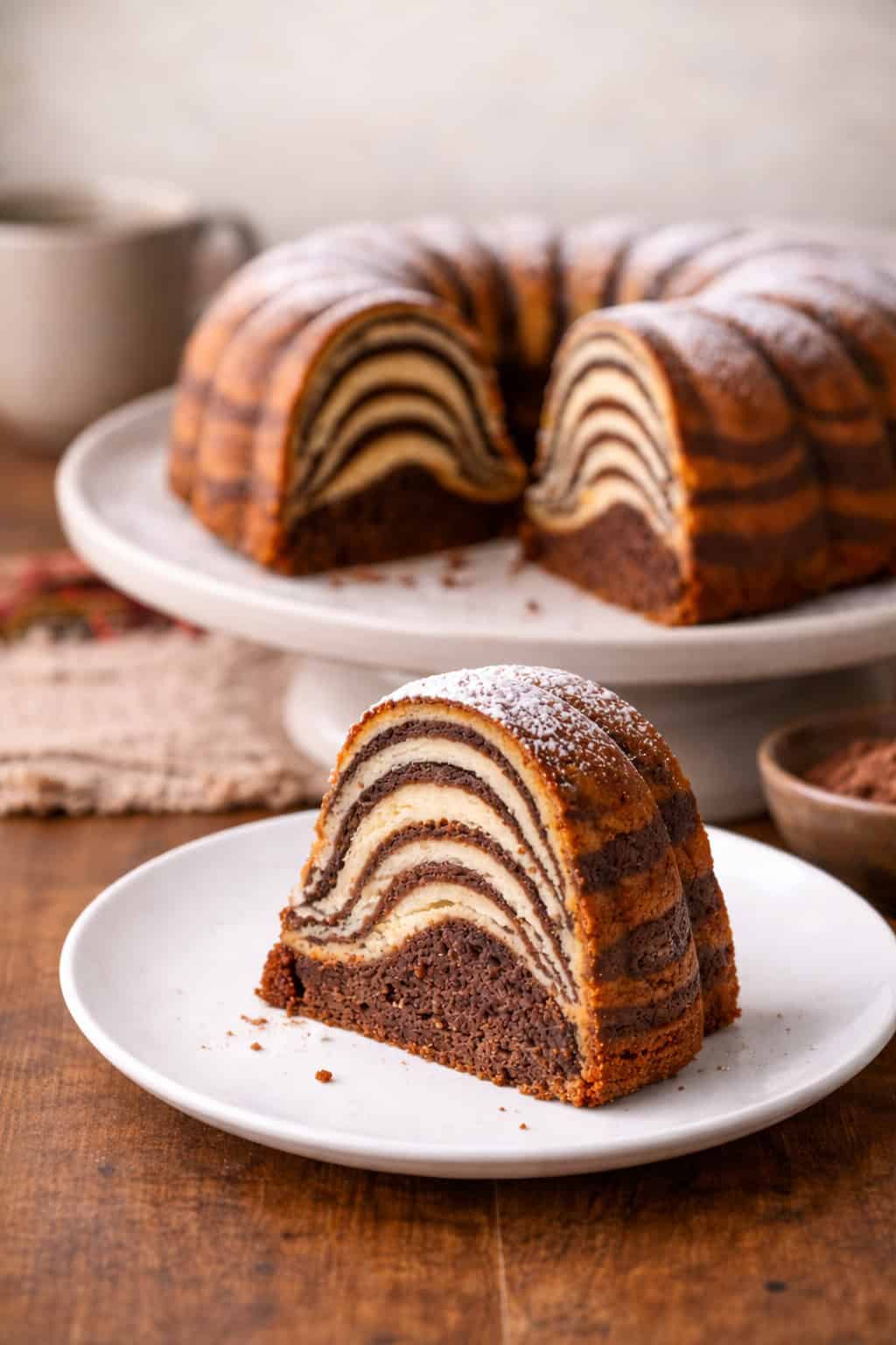 Mixed Cake slide close up