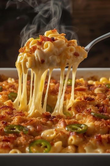 Bacon Jalapeño Mac and Cheese