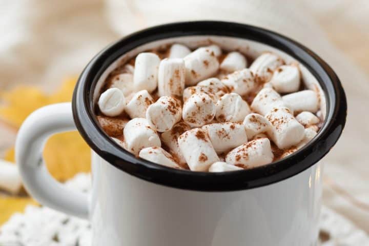 Chocolate Caliente Cremoso close up