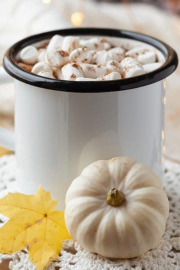 Chocolate Caliente close up