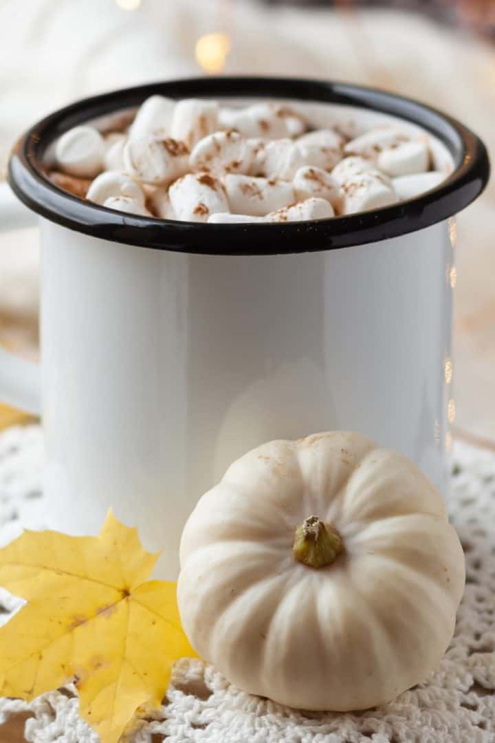 Chocolate Caliente close up